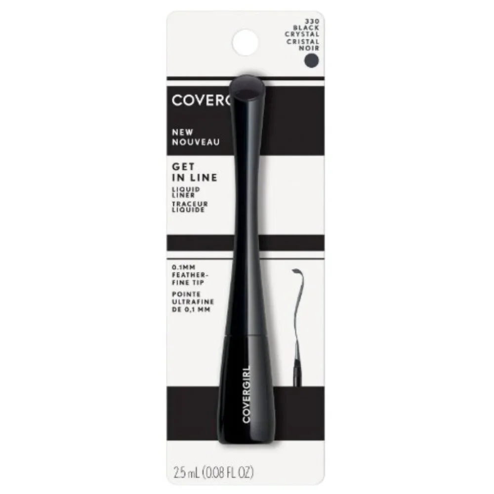 COVERGIRL Get In Line Liquid Eyeliner - #330 Black Crystal